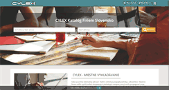 Desktop Screenshot of cylex.sk