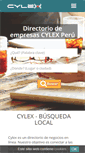 Mobile Screenshot of cylex.com.pe
