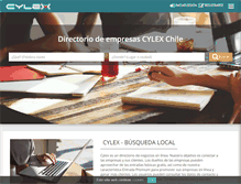 Tablet Screenshot of cylex.cl