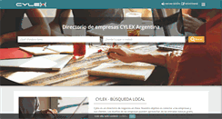 Desktop Screenshot of cylex.com.ar